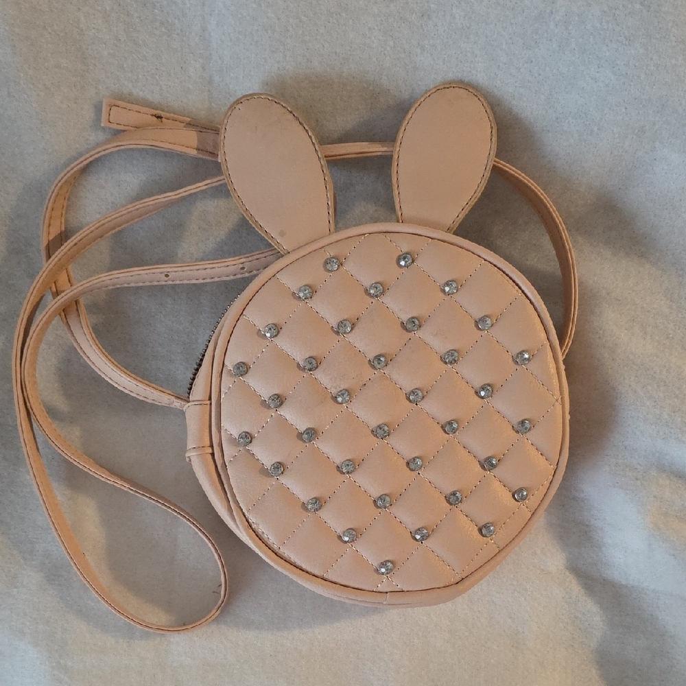 Playful Quilted Tan Mini Bag